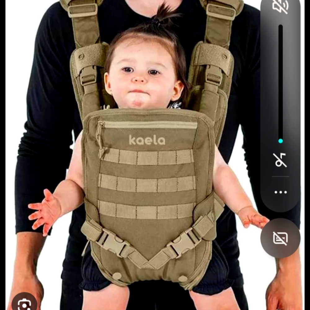 Men's baby holder holds up to age three one size fits all brand new never been u